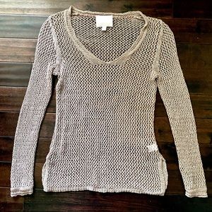 Heritage Banana Republic Linen Loose Knit Sweater